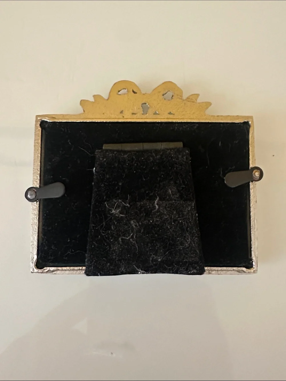 Bombay Silver-tone Ornate Bow Decorative Photo Frame